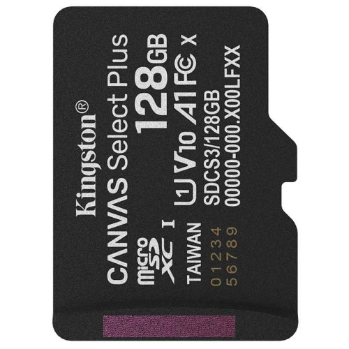 Карта пам'яті Kingston microSDXC 128GB Canvas Select Plus UHS-I R150MBs (SDCS3/128GBSP)