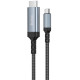 Адаптер Hoco UA43 Type-C to HDTV Metal Gray - Фото 1