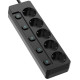 Фільтр живлення СolorWay 5 розеток 2m Black (CW-PSEA52SBK) - Фото 1