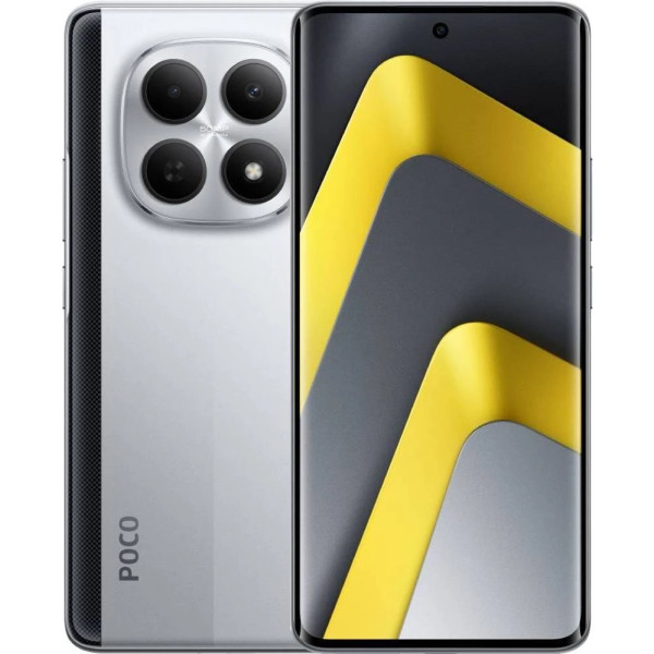 Xiaomi Смартфон Poco M8 5G 8/256GB Silver (with Adapter) EU