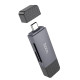 Кардридер Hoco HB45 Spirit 2-in-1 USB/Type-C 3.0 Black - Фото 2