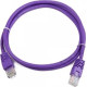Патч-корд Cablexpert UTP літий 50u штекер із засувкою 0.25 м Фіолетовий (PP12-0.25M/V) - Фото 1
