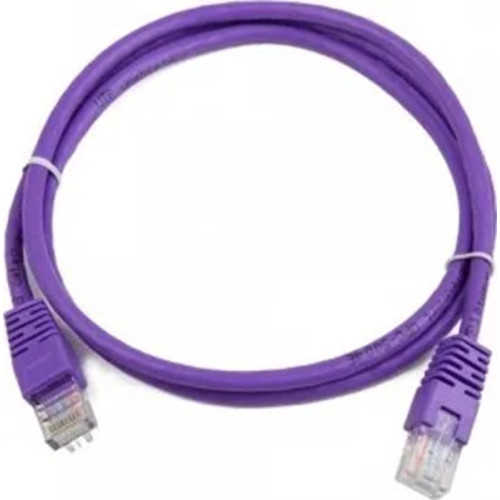 Патч-корд Cablexpert UTP літий 50u штекер с защелкой 0.25 м Фиолетовый (PP12-0.25M/V)