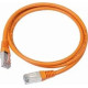 Патч-корд Cablexpert UTP литой 50u штекер с защелкой 0.25 м Оранжевый (PP12-0.25M/O) - Фото 1