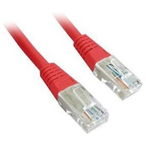 Патч-корд Cablexpert UTP літий 50u штекер із засувкою 0.25 м Червоний (PP12-0.25M/R)
