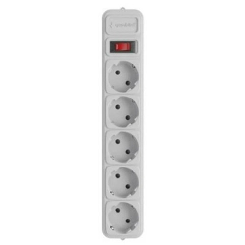 Фильтр питания Gembird Power Cube 5 розеток 1.8м (SPG5-X-6G) для ИБП сірий