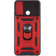 Чехол Camshield Serge Ring for Magnet для Xiaomi Redmi A1 Plus/A2 Plus/Poco C50 Красный - Фото 1