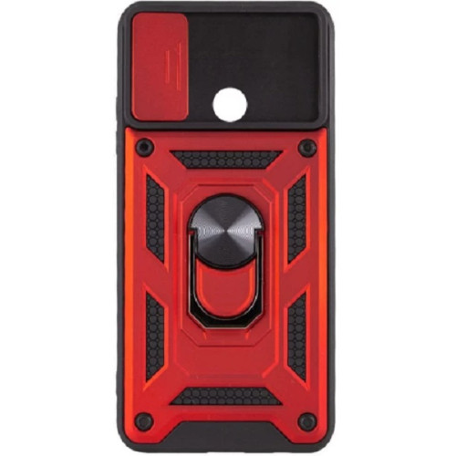 Чехол Camshield Serge Ring for Magnet для Xiaomi Redmi A1 Plus/A2 Plus/Poco C50 Красный