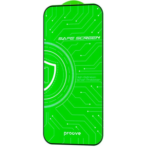 Защитное стекло Proove Safe Screen для Samsung S25 Ultra Black (PGPSS1GS25U1)