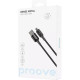 Кабель Proove Dense Metal USB to Micro 2.4A 1m Black (CCDM20001301) - Фото 2