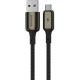 Кабель Proove Dense Metal USB to Micro 2.4A 1m Black (CCDM20001301) - Фото 1