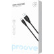 Кабель Proove Simple Silicone USB to Type-C 3A 1m Black (CCSS15001201) - Фото 2