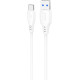 Кабель Proove Simple Silicone USB to Type-C 3A 1m White (CCSS15001202) - Фото 1