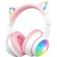 Bluetooth-гарнітура Proove Kids LumiCat (APP) White/Pink (HPLC0001AP25) - Фото 1
