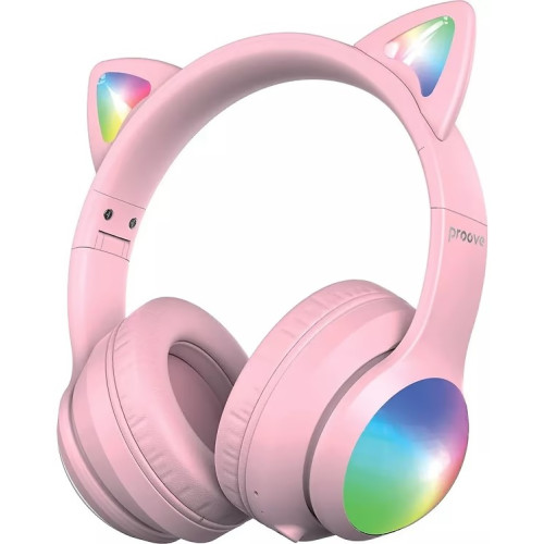 Bluetooth-гарнітура Proove Kids LumiCat (APP) Pink (HPLC0001AP27)