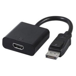 Переходник Cablexpert DisplayPort-HDMI, 0.1м, Черный (A-DPM-HDMIF-002)