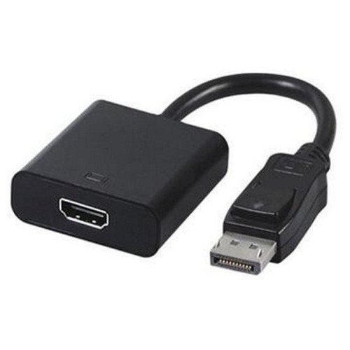 Переходник Cablexpert DisplayPort-HDMI, 0.1м, Черный (A-DPM-HDMIF-002)