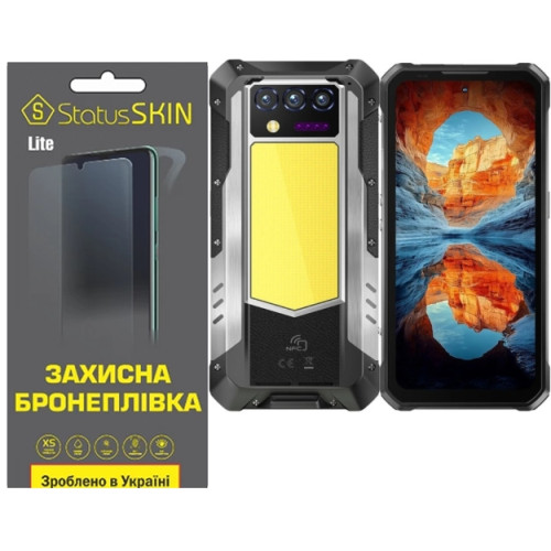 Полиуретановая пленка StatusSKIN Lite на экран Oukitel WP100 Titan Глянцевая