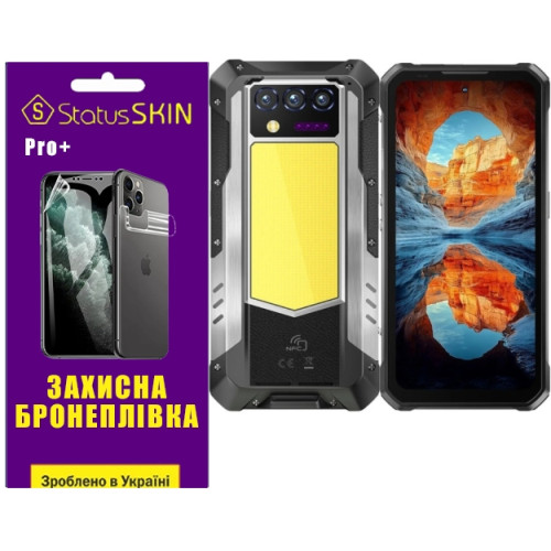 Полиуретановая пленка StatusSKIN Pro+ на экран Oukitel WP100 Titan Глянцевая