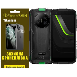 Полиуретановая пленка StatusSKIN Titanium на экран Doogee Fire 3 Pro Глянцевая
