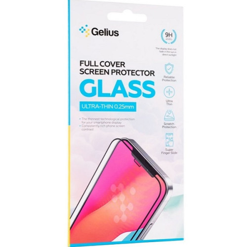 Защитное стекло Gelius Full Cover Ultra-Thin 0.25mm для Samsung A175 (A17) Black