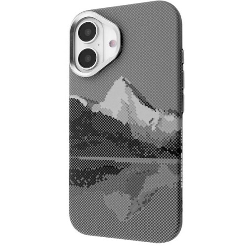 Чохол Proove Gleam Case with Magnetic Ring iPhone 16 Silver Peak (PCGCIP160069)