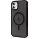 Чехол WAVE Matte Insane Case with Magnetic Ring для iPhone 11 Black - Фото 1