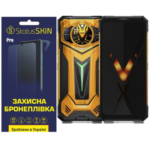Полиуретановая пленка StatusSKIN Pro на экран Doogee S200 Ultra Глянцевая