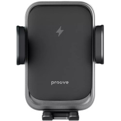 Автомобильный держатель с БЗУ Proove Nitro Charge 15W Matte Black (WHNC15002005)