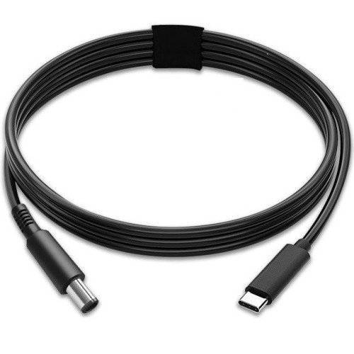 Кабель для ноутбука USB-C до DC 4.5 x 3.0 мм (HP), 65W, 1.5 м (PD)