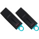 Флеш память Kingston DT Exodia 64GB USB 3.2 Black/Blue 2 Pieces (DTX/64GB-2P) - Фото 1