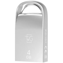 Флеш память T&G Short 107 4Gb Metal Silver