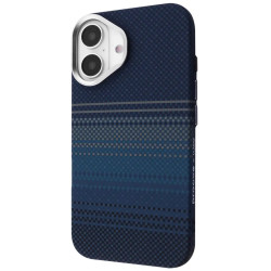 Чехол Proove Gleam Case with Magnetic Ring для iPhone 17 Blue Stripes (PCGCIP170064)
