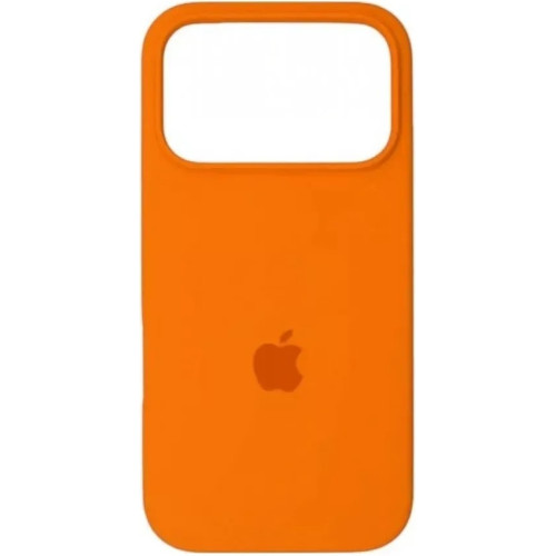 Чехол Silicone Case для iPhone 17 Pro Hermes Orange