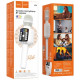 Микрофон Hoco L24 Shine karaoke microphone 5W White - Фото 3