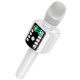 Микрофон Hoco L24 Shine karaoke microphone 5W White - Фото 2