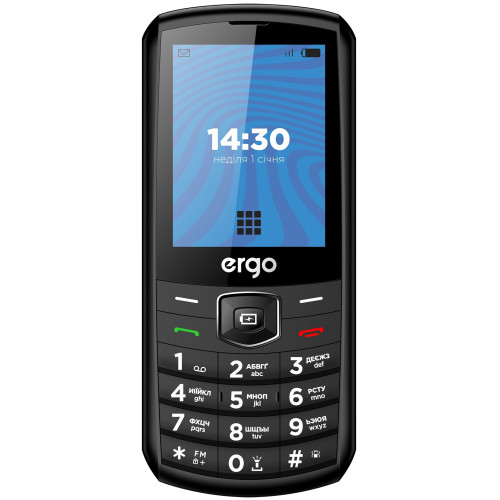Телефон ERGO E285 Black