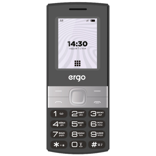 Телефон ERGO B185 Black