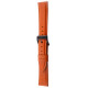 Ремешок Leather Edition 20 mm Orange - Фото 1