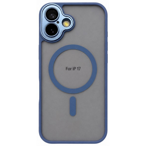 Чехол DM Lens Protection with MagSafe для Apple iPhone 17 Light Blue