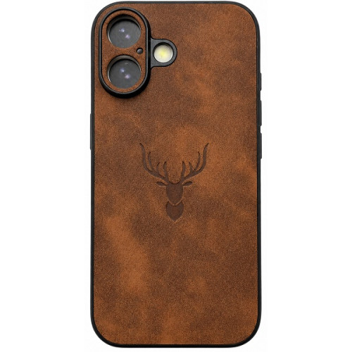 Чехол DM Camera Cover для Apple iPhone 17 Leather Deer
