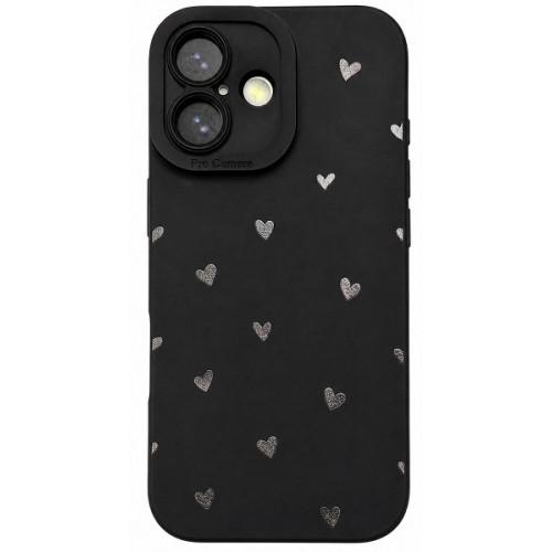 Чехол DM Camera Cover для Apple iPhone 17 Falling Hearts