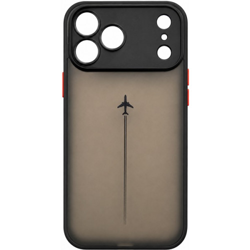 Чехол DM Plane Camera Cover для Apple iPhone 17 Pro Matte Black