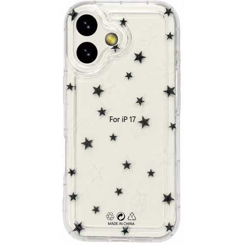 Чехол DM Camera Cover для Apple iPhone 17 Crystal Stars