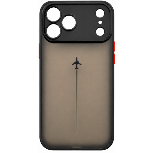 Чехол DM Plane Camera Cover для Apple iPhone 17 Pro Max Matte Black