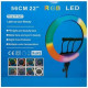 Лампа кольцевая RGB LED 56см - Фото 4