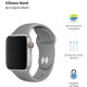 Ремешок ArmorStandart Sport Band для Apple Watch 42 (Series 10)/41/40/38 Grey (ARM51941) - Фото 2