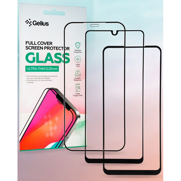 Захисне скло Gelius Full Cover Ultra-Thin 0.25mm для Xiaomi Redmi 15C/A7 Pro/15A 5G/Poco C85 Black