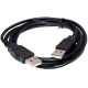 Кабель Digitus USB to USB (M/M) 1m Black (AK-300100-010-S) - Фото 1