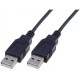 Кабель Digitus USB to USB (M/M) 1m Black (AK-300100-010-S) - Фото 2